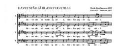 Havet St\(aor S\(ao Blankt Og Stille (Bent Sorensen) 
