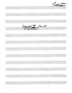 Strygekvartet Nr. 7 / String Quartet No. 7 Op von Niels Viggo Bentzon 