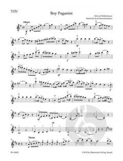 The Boy Paganini von Edward Mollenhauer für Violine und Piano (Bärenreiter's Concert Pieces) im Alle Noten Shop kaufen