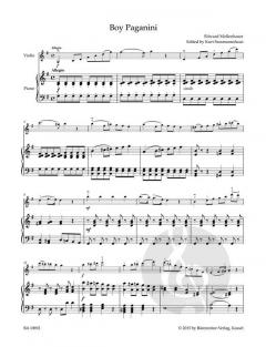 The Boy Paganini von Edward Mollenhauer für Violine und Piano (Bärenreiter's Concert Pieces) im Alle Noten Shop kaufen