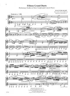 15 Grand Duets von Hyacinthe Klose 