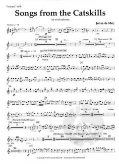 Songs From The Catskills (Johan de Meij) 