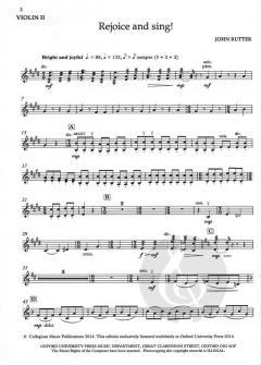 Rejoice and sing! von John Rutter 