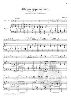 Allegro appassionato op. 43 von Camille Saint-Saëns für Violoncello und Klavier im Alle Noten Shop kaufen