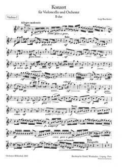 Konzert Nr. 9 in B-Dur G 482 von Luigi Boccherini für Violoncello und Orchester im Alle Noten Shop kaufen (Einzelstimme) - OB3842-VL1