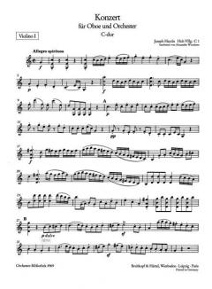 Oboenkonzert C-Dur Hob VIIg:C1 von Joseph Haydn 