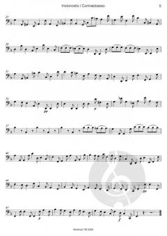 Konzert in d-Moll BWV 1043 von Johann Sebastian Bach für 2 Violinen, Streicher und Bc im Alle Noten Shop kaufen (Einzelstimme) - OB5356-VC