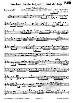 Jauchzet, frohlocket, auf, preiset die Tage von Johann Sebastian Bach 