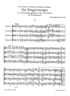 Die Seligpreisungen op. 116 (Arnold Mendelssohn) 