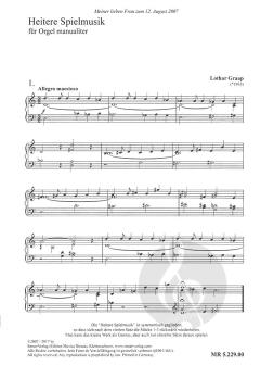 Heitere Spielmusik von Lothar Graap 