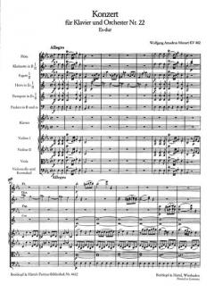 Klavierkonzert Es-Dur KV 482 von Wolfgang Amadeus Mozart 