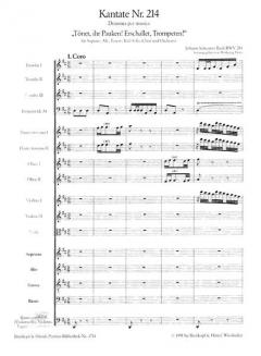 Tönet, ihr Pauken! Erschallet, Trompeten! von Johann Sebastian Bach 