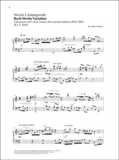 Bach Werke Variation BWV 989 von Johann Sebastian Bach 