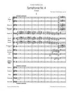 Symphonie Nr. 4 f-moll op. 36 von Pjotr Iljitsch Tschaikowski 