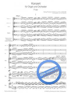 Orgelkonzert Nr. 4 F-Dur op. 4/4 HWV 292 von Georg Friedrich Händel 