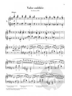 Valses oubliées von Franz Liszt 