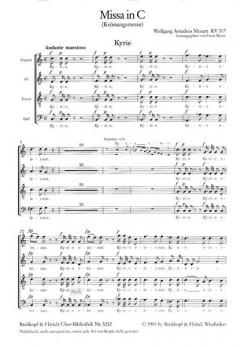 Missa in C-dur Nr.14 KV 317 (W.A. Mozart) 