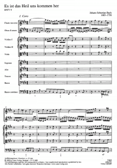 Es ist das Heil uns kommen her von Johann Sebastian Bach (Download) 