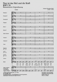Nun ist das Heil und die Kraft von Johann Sebastian Bach (Download) 
