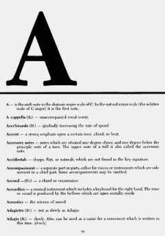 Student's Musical Dictionary (Dean Bye) 