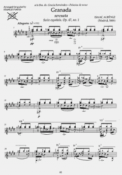 26 Pieces Arranged for Guitar von Isaac Albeniz 