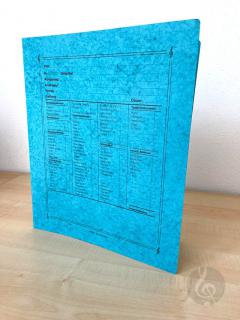 Notenumschlag Quart-Format blau im Alle Noten Shop kaufen