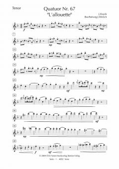 Quartett Nr. 67 von Joseph Haydn 