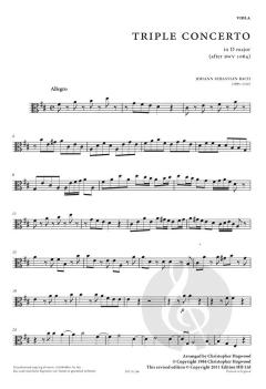 Tripelkonzert nach BWV 1064 von Johann Sebastian Bach 
