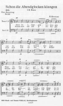 Schon die Abendglocken klangen (Conradin Kreutzer) 