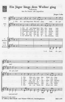 Ein Jäger längs dem Weiher ging (Jürgen Luhn) 