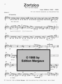 Zortzico von Isaac Albéniz 