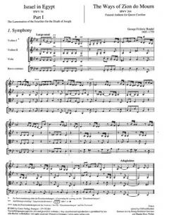 Israel in Egypt von Georg Friedrich Händel 