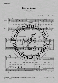 Lied im Advent (R.+ Th. Möller-Rudolf) 