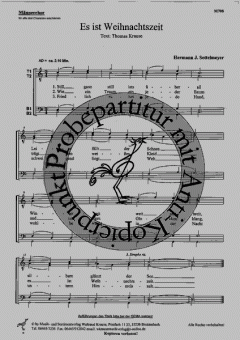Es ist Weihnachtszeit (Hermann J. Settelmeyer) 
