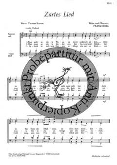 Zartes Lied (Franz Biebl) 