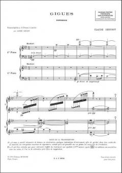 Images.. Gigues 2 Pianos von Claude Debussy 