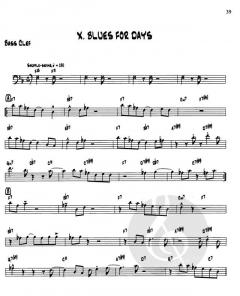 14 Blues & Funk Etudes von Bob Mintzer für Instrumente im Bassschlüssel im Alle Noten Shop kaufen