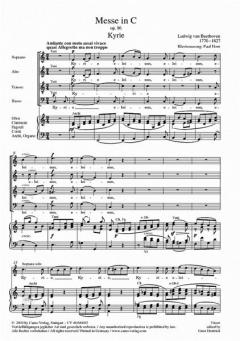 Messe in C-dur op. 86 von Ludwig van Beethoven 