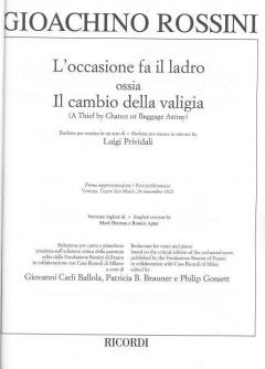 L'occasione fa il ladro von Gioachino Rossini 