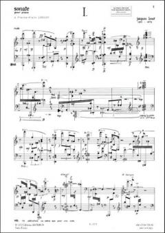 Sonate Piano von Jacques Lenot 