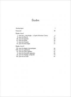 Douze Etudes pour Piano von Claude Debussy 