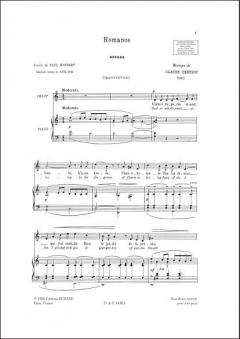 Romance von Claude Debussy 