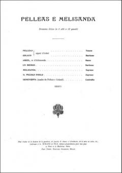 Pelleas Chant / Piano Ital von Claude Debussy 
