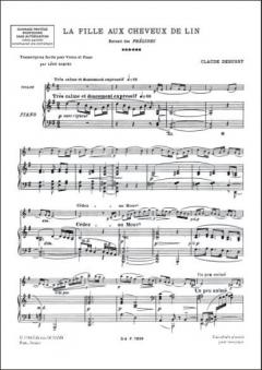 Fille / Cheveux... VL / Piano von Claude Debussy 