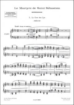 Martyre.. Cour Des Lys Piano von Claude Debussy 