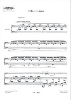Khamma Piano von Claude Debussy 