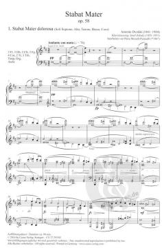 Stabat Mater op. 58 von Antonín Dvorák (Download) 