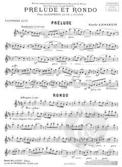 Prelude et Rondo von Emile Lesieur 
