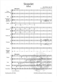 Skogsraet - Die Waldnymphe op. 15 von Jean Sibelius 