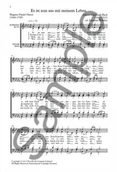 Es ist nun aus mit meinem Leben von Johann Christoph Friedrich Bach 